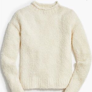 NEW WITH TAGS J. Crew Factory Natural Ivory Boucle Turtleneck Sweater XXS BL773‎